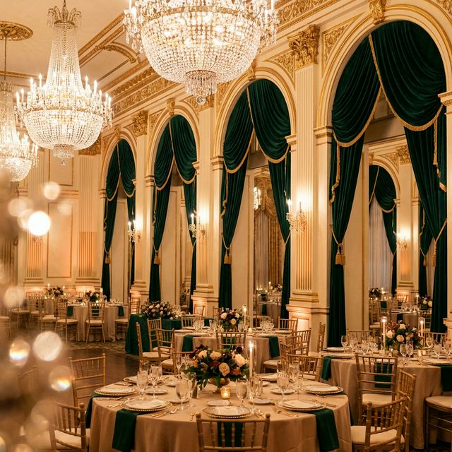 Luxury ballroom event
