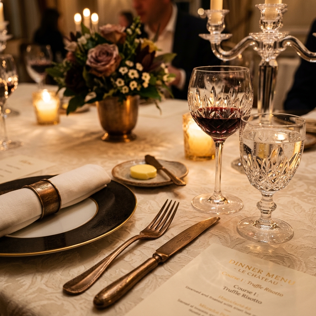 Luxury table setting